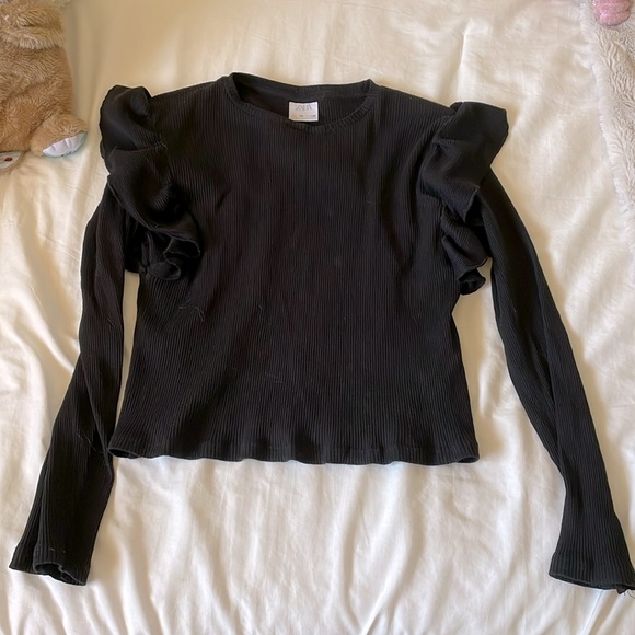 cute Zara black kids top (10-12) - Picture 1 of 3
